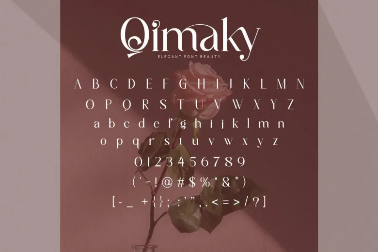 Qimaky Font Free Download Serif