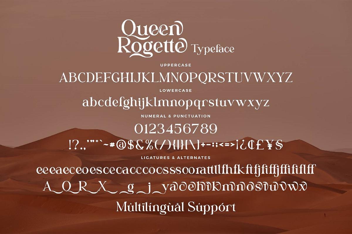 Queen Rogette Font Free Download Serif