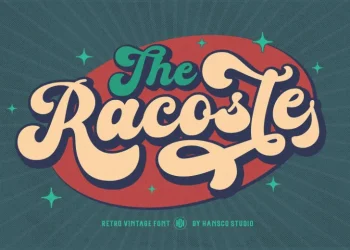 Racoste Font Free Download Retro