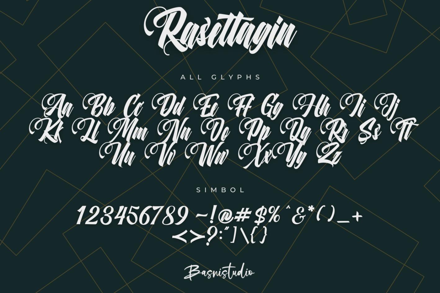 Rasettagin Brush Calligraphy Font Free Download Calligraphy