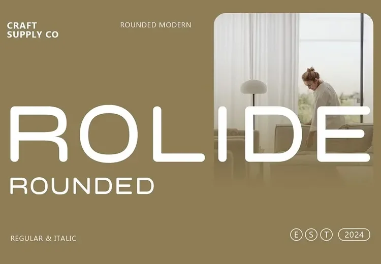 Rolide Rounded Font Free Download Sans Serif