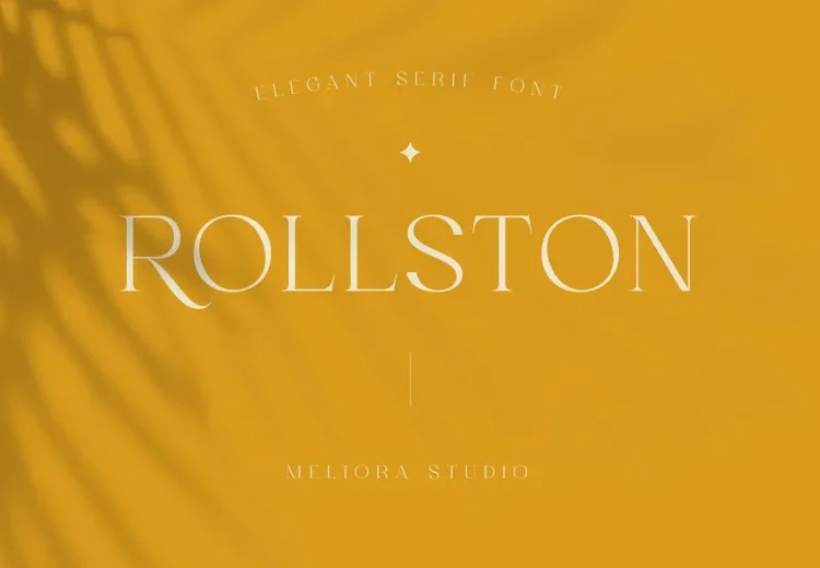 Rollston Font Free Download Serif