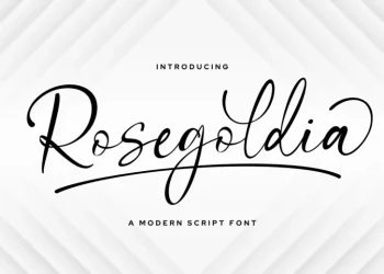 Rosegoldia Font Free Download Handwritten