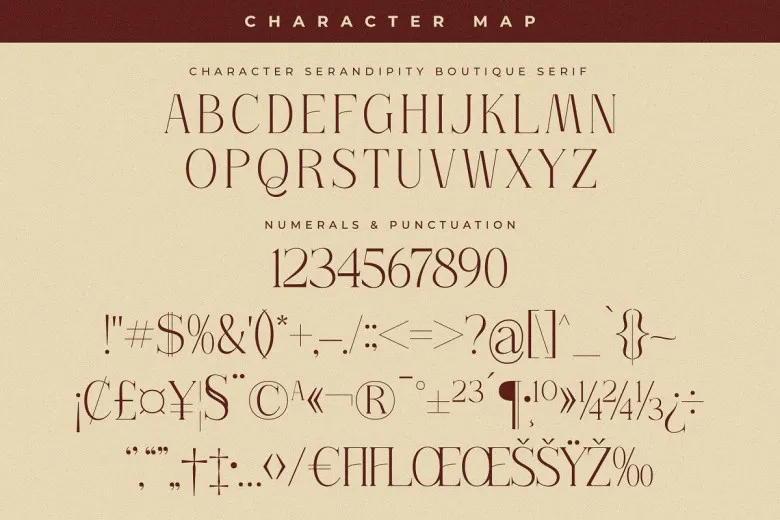 Serandipity Boutique Font Free Download Serif