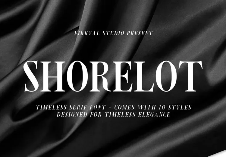 Shorelot Font Family Free Download Serif