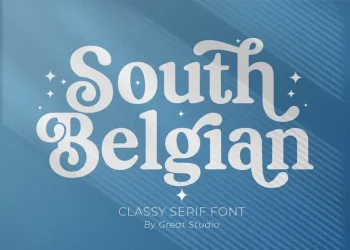 South Belgian Font Free Download Serif