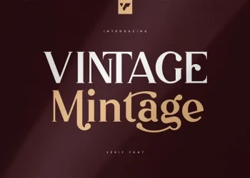 Vintage Mintage Font Free Download Serif