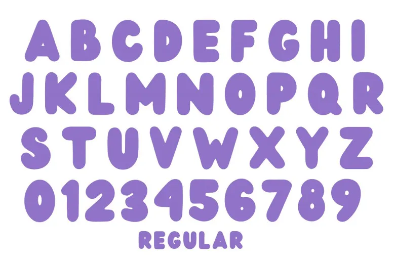 Wedges Font Free Download Display