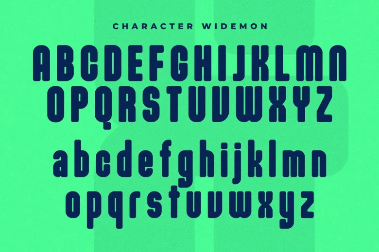 Widemon Font Free Download Sans Serif