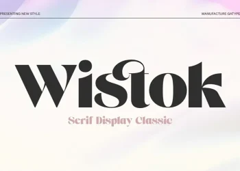 Wistok Font Free Download Display